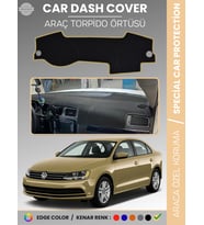 VOLKSWAGEN JETTA (2010-2021) Torpido Örtüsü Ön Göğüs Koruma Torpido Koruma Tam Uyum Çatlamayı Önler