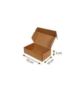 20x10x5 cm E Dalga E-Ticaret Karton Kutu , Kargo Kutusu 125 Adet