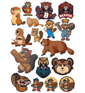 Köstebek sticker Set 15 Parça Telefon, Tablet, Defter, Laptop Sticker