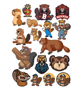 Köstebek sticker Set 15 Parça Telefon, Tablet, Defter, Laptop Sticker