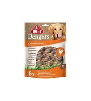 8in1 Delights Smart Spirals Tavuklu Burgu Köpek Ödülü 6 Adet