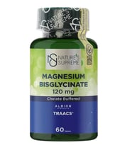 Nature's Supreme Magnesium Bisglycinate 120 Mg 60 Tablet
