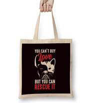 Cat Dog Owner Pet Lover Kitten Puppy Fans Rescue Animals Bez Çanta Uzun Saplı