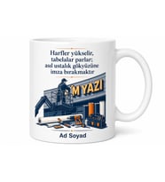 Tabela Montaj Ustasına Folyo Kesim Pleksi Harf Sepetli Vinç Kupa Hediye Bardak