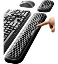 Masaüstü Kol Dayama Padi Ergonomik Klavye ve Mouse İçin Bilek Destek Seti Bilek Yastığı