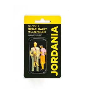 JORDANIA MAKET JE01-İB1030A BOYALI İNSAN AİLE 1/030