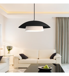 Stark Siyah Metal Large Avize Salon Mutfak Endüstriyel Sarkıt Otel Cafe Aydınlatma