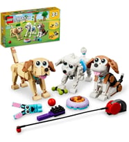 LEGO Creator Sevimli Köpekler 31137-7 Yaş ve Üzeri Çocuklar İçin Beagle, Poodle ve Labrador Modeller (Çok Renkli)