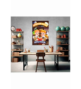 Kütüphane Haftası Fotoğraf Panosu Branda 100x150