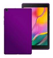 Samsung Galaxy Tab A T290 Uyumlu 8 inç Rubber Yıkanabilir Silikon Kılıf (Mor)