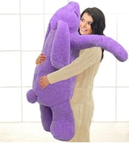 100 Cm Hamile ve Emzirme Yastığı Tavşan (%100 Yerli) (Lila)