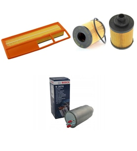 Bosch Filtre Bakım Seti Fiat Linea 1.3 Dizel MTJ Multijet Hava + Yağ f. + Yakıt Filtre Bosch,Yağ