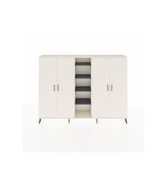 Arges Dolap 12 Raflı 4 Kapaklı 220x30x163 Aytaşı-Aytaşı/Antrasit