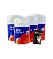 Rus Merhemi Glegnid Blue Tüy Kremirus Merhemi 4 Tane X 50 Ml + Yanında Jel