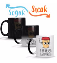 Ekspresso Patronum Sihirli Kupa Bardak Porselen