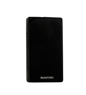 Quantoro Çift Torch Pürmüz Delicili Siyah Metal Puro Çakmağı - TRZ1192