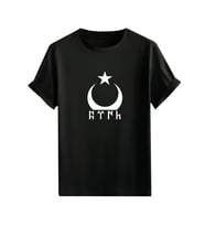 Türkçülük Görselli  Unisex (Tshirt) Tişört (Siyah)