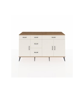 Hyperion Konsol 2 Raflı 5 Çekmeceli 3 Kapaklı 176x44x99 Çam-Aytaşı