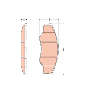 Toyota Hilux VIGO Ön Fren Balatası 2006-2015