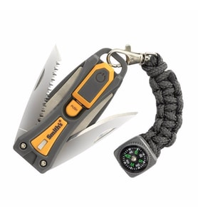 SMITHS 10-N-1 SURVIVAL MULTI-TOOL BILEY APARAT (Sarı)