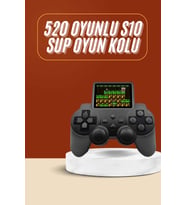 Yeni Nesil Mini Atari 520 Retro Oyunlu S10 El Atarisi Video Oyun Konsolu