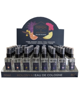 Pereja Kaşmir Pudra Elegans Mimoza Kolonyası 50 ml 48 Adet Standlı