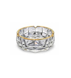 Kişiye Özel Kristal Lüks Modern Cam Küllük 15 x 6 cm