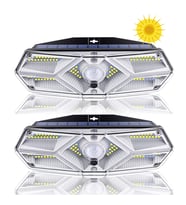Greentech Güneş Enerjili Hareket Sensörlü, 6 Taraflı 104 Led Aydınlatma / GT-SL13-2 Adet