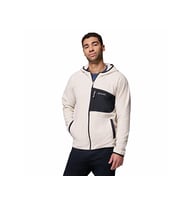 Columbia Fast Trek Overlay Hooded Full Zip Erkek Outdoor Polar Ceket 2135701278 Bej