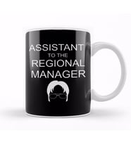 Assistant To The Regional Manager Tee Funny Office Tee Kupa Bardak Porselen