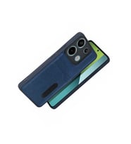 Pilelistore   Xiaomi Redmi 15C 4G Sara Kartvizitli Deri Kılıf - Lacivert
