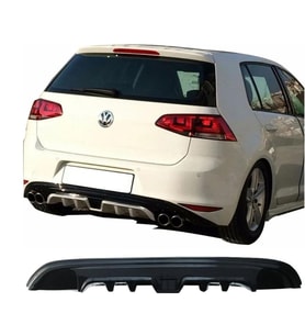 Volkswagen Golf 7 Custom Difüzör (Plastik) (Standart)