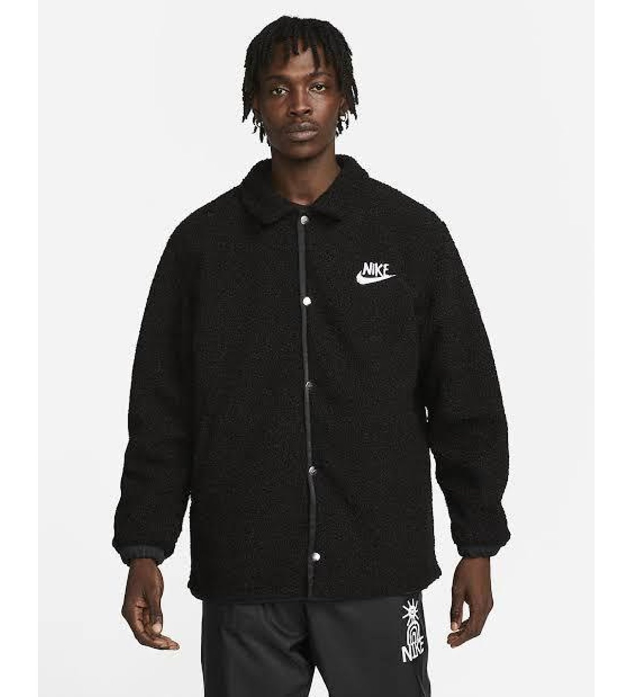 NİKE MENS LINED WINTERIZED COACH JACKET-DQ4191-010