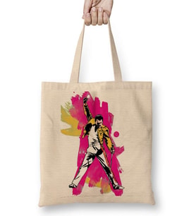 Queen Freddie Mercury 011 Bez Çanta Uzun Saplı