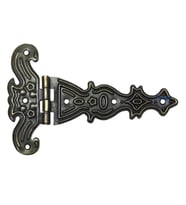 Dekoratif, Sac Tek Kuyruklu Menteşe - 69x102 Mm, Büyük, Antik, 100 Adet