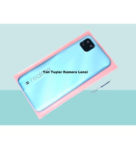 Oppo Realme C11 - 2021 - Arka Pil Batarya Kapağı - MAVİ