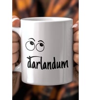 Eğlenceli Emoji Desenli 330ml Baskılı Beyaz Seramik Kupa Bardak