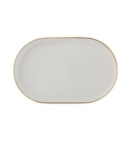 Porland Chopin Altın Serisi 18cm Oval Kayık Tabak