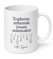 Sosyoloji Öğrencisine Toplumsal Yapı İnsan Doğası İncelemesi Hediye Kupa Bardak