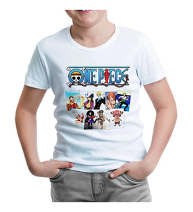 One Piece 1 Beyaz Çocuk Tshirt