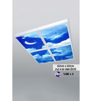 124cm X 124cm-dörtlü- Led-sıva Üstü-216w-kreş-ana Okulu Led Aydınlatma-avize Modelleri