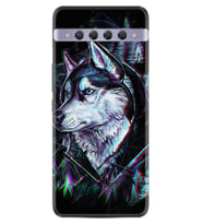 TCL 10 Plus Kılıf Silikon Desen Dog Eyes 1761