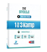 Zeduva Yayınları Biosem TYT Biyoloji 1 Kitap 3 Kamp Video Ders Kitabı