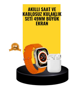 Mey İthalat® Watch 9 Max Akıllı Saat Sesli Görüşme Özellikli Kulaklık Seti