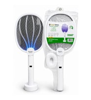 Gs-3602 Şarjlı Led Sivrisinek Öldürücü Raket Standlı Çift Kullanımlı Lityum Pilli