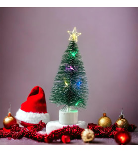 VIP KALİTE RENKLİ LED IŞIKLI MİNİ ÇAM AĞACI İĞNE DALLI ÇAM AĞACI NOEL AĞACI YILBAŞI AĞACI IŞIKLI