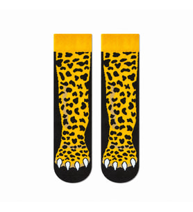 Carnaval Leopar Pençesi Unisex Soket Çorap