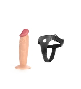 Belden Bağlamalı Kemerli Dildo Penis