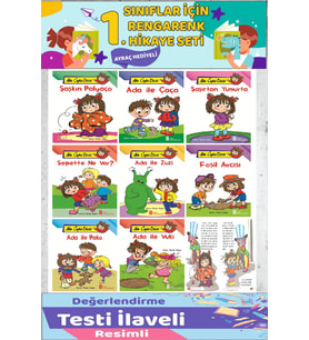 1.Sınıf Okumayı Sevdiren 8 li Büyük Boy Hikaye Seti
