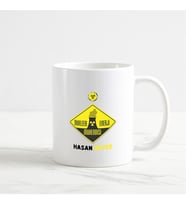 Nükleer Enerji Mühendisi Kupa Bardak (1. Tasarım) (Beyaz)